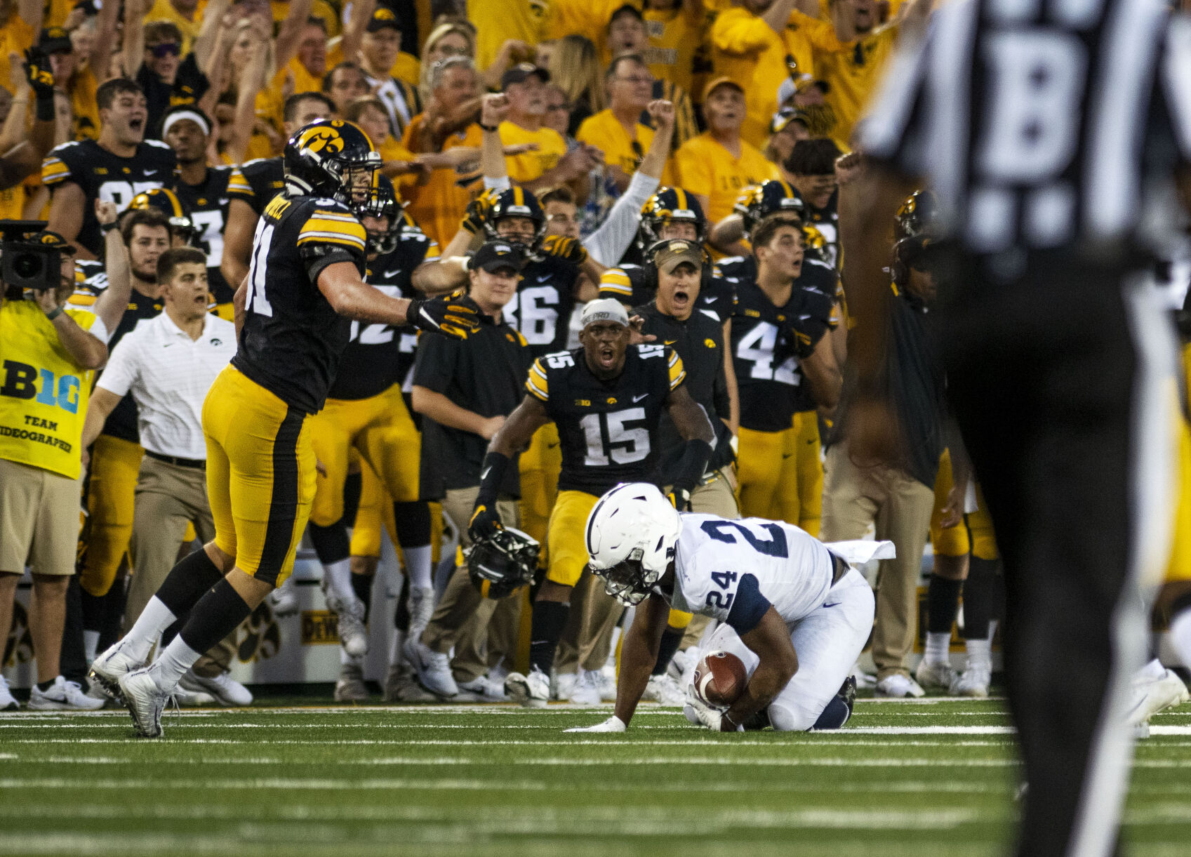 Penn State football vs. Iowa, Lee (24)